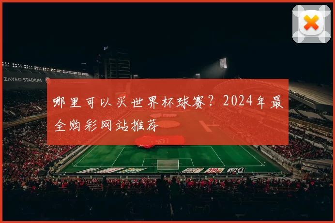 哪里可以买世界杯球赛？2024年最全购彩网站推荐