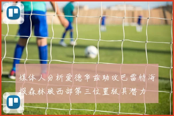 媒体人分析爱德华兹助攻巴雷特海报森林狼西部第三位置极具潜力